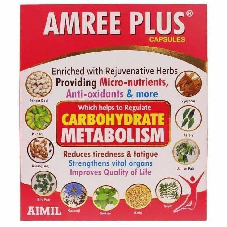 Picture of Aimil Ayurvedic Amree Plus - 20 Cap
