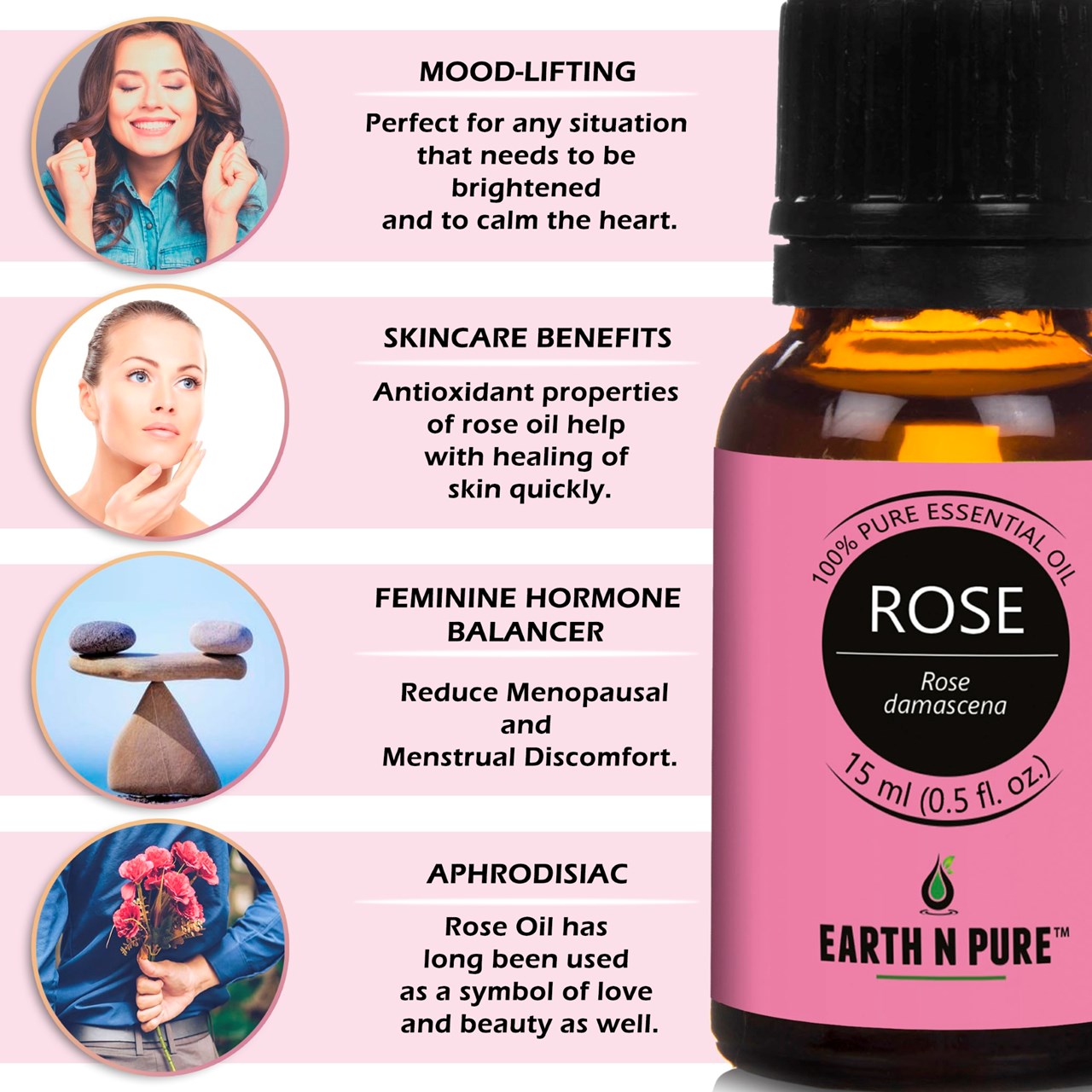 Picture of EARTH N PURE - Essential Oils Pack Of 2 (15 Ml Each)