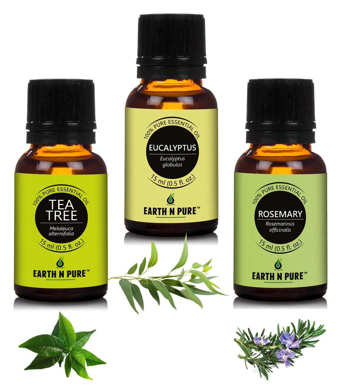 Picture of EARTH N PURE - Essential Oils Pack Of 3 (15 Ml Each)