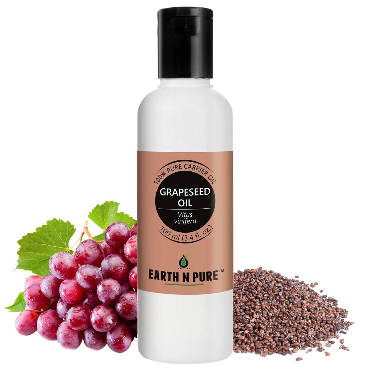 Picture of EARTH N PURE - Grapeseed Oil  – 100 ml