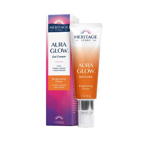 Picture of Heritage Store Aura Glow Gel Cream Brightening Citrus