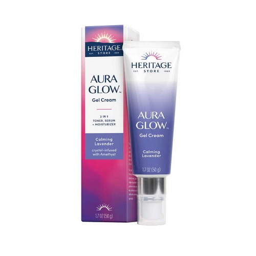 Picture of Heritage Store Aura Glow Gel Cream Calming Lavender