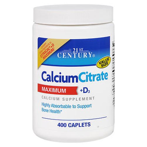 Picture of 21st Century 21st Century Calcium Citrate + D Caplets