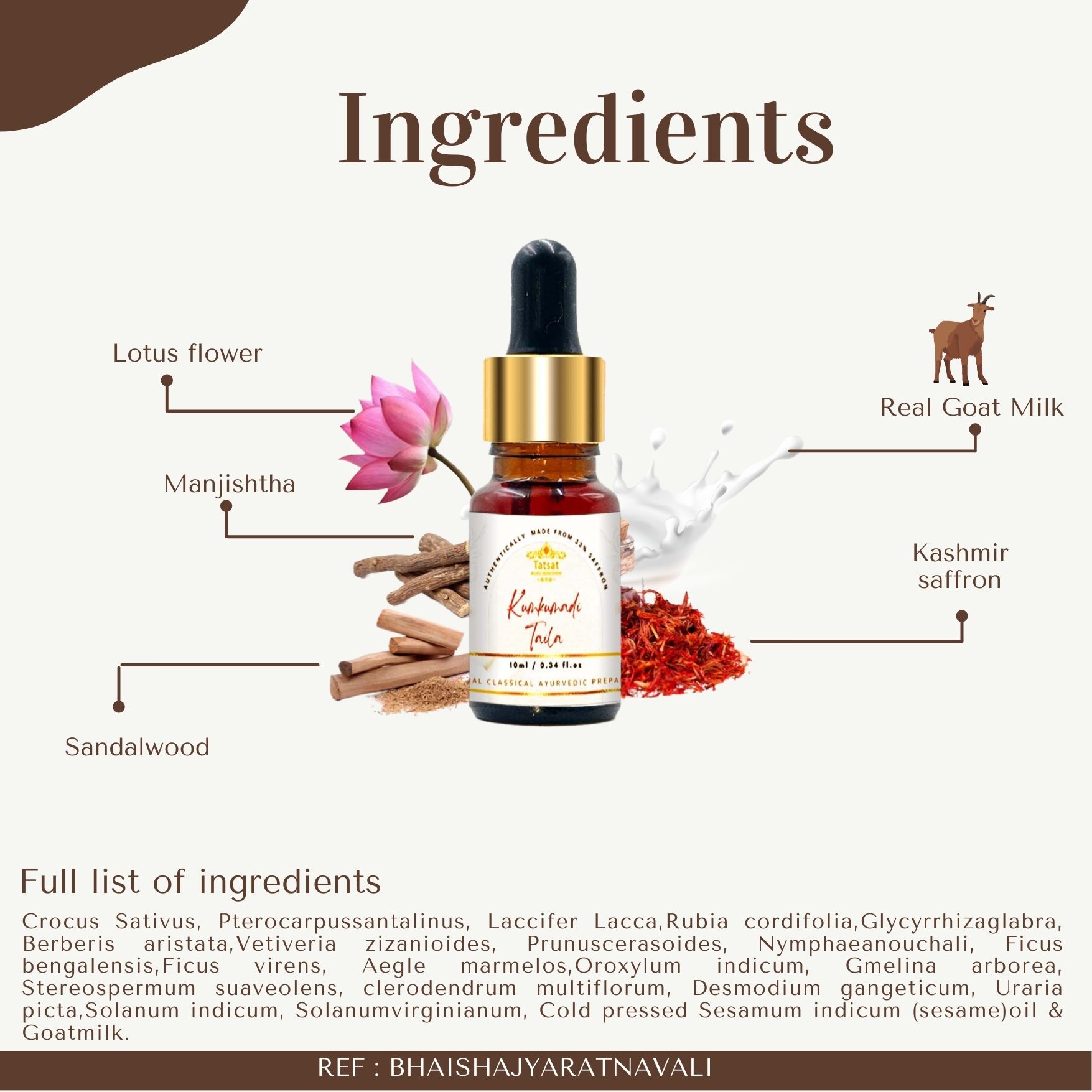 Picture of Tatsat Authentic Kumkumadi Taila - 10 ml