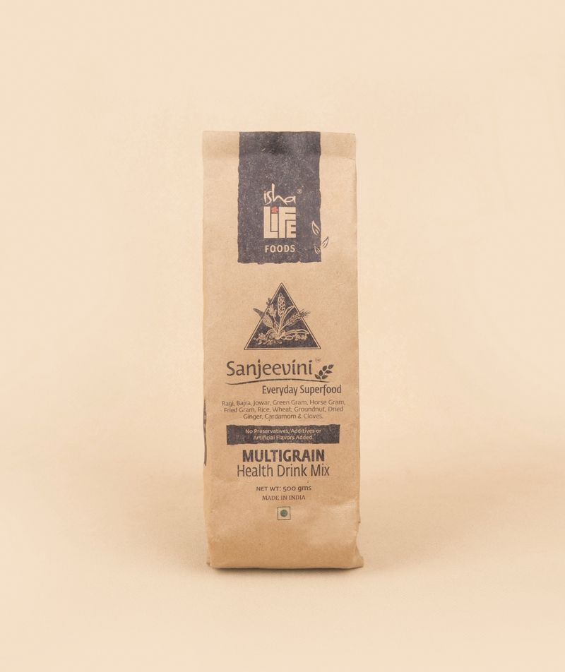 Picture of Isha Life Sanjeevini Multigrain Health Drink Mix - 500 GM