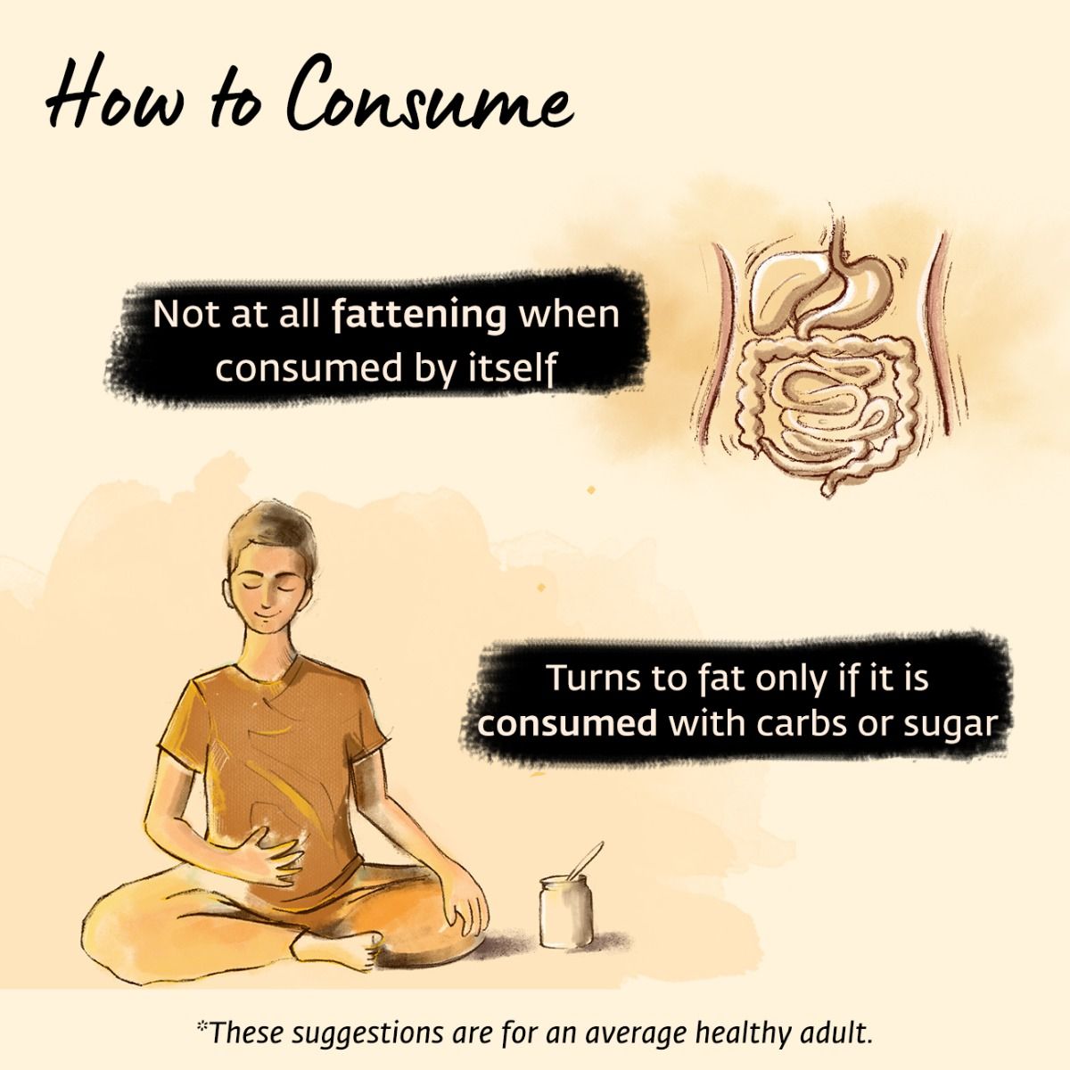 Picture of Isha Life Pure A2 Desi Cow Ghee(250gm). Made traditionally from curd. Made from grass-fed free grazing desi cows' milk. Extracted using non-exploitative methods. Bilona ghee