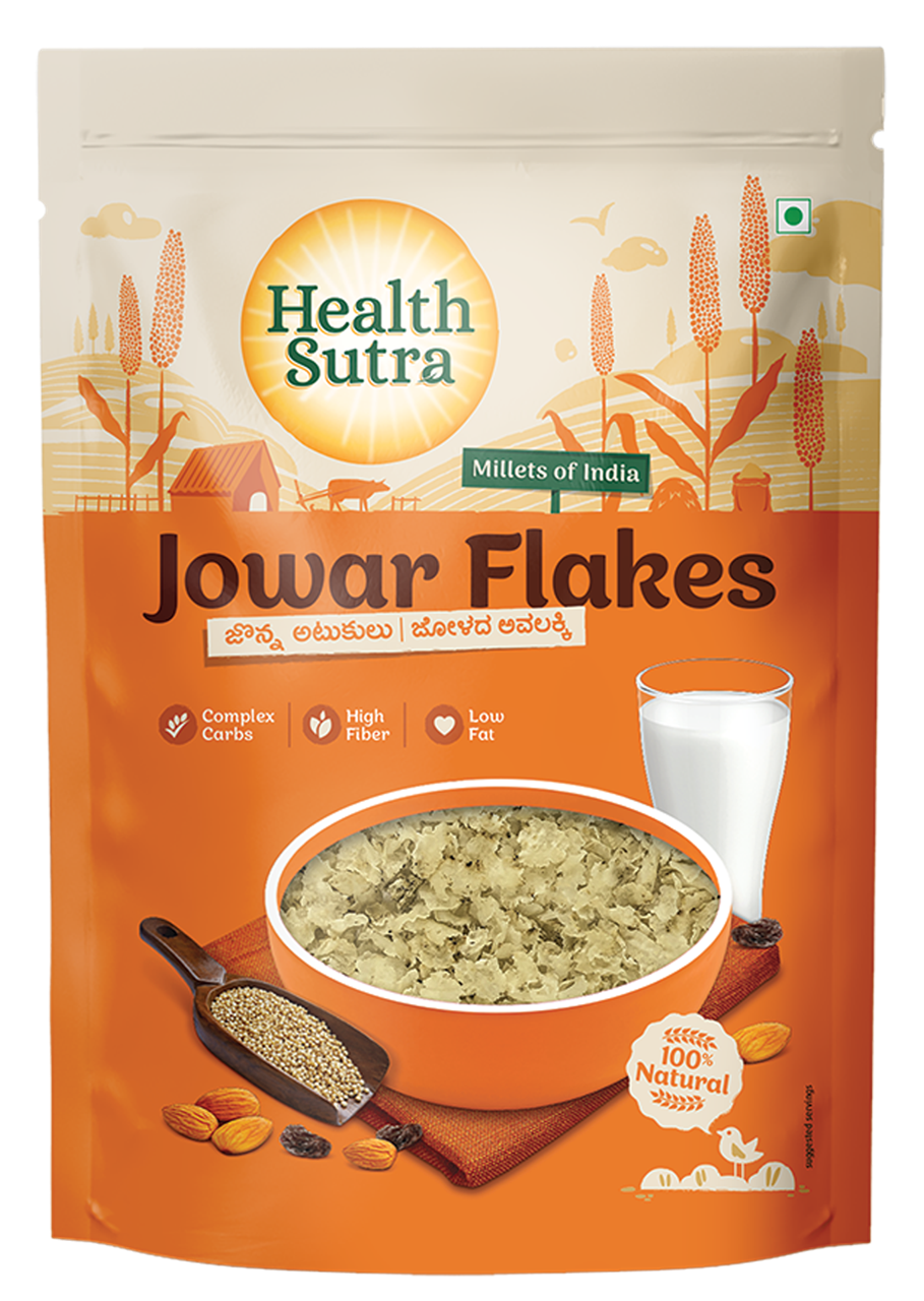 Picture of Health Sutra Jowar Flakes - 250 GRMS