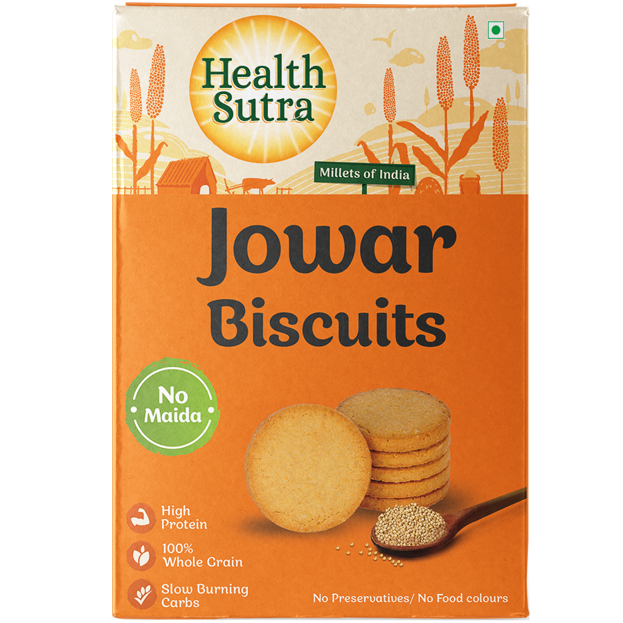 Picture of Health Sutra Jowar Biscuits - 100 GM