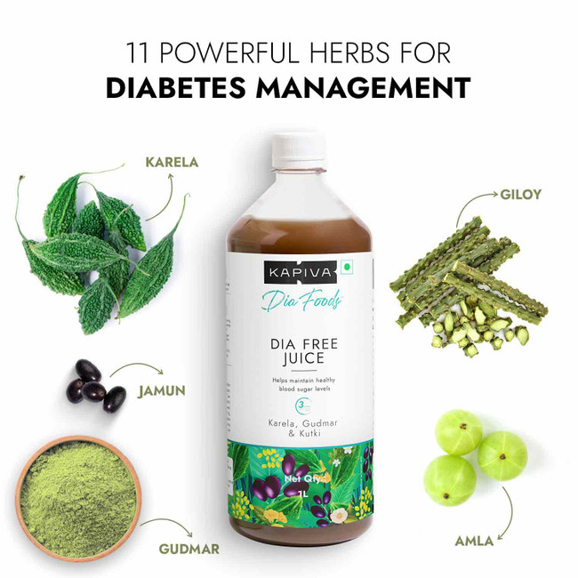 Picture of Kapiva Ayurveda Dia Free Juice - 2 Months Pack - 1L