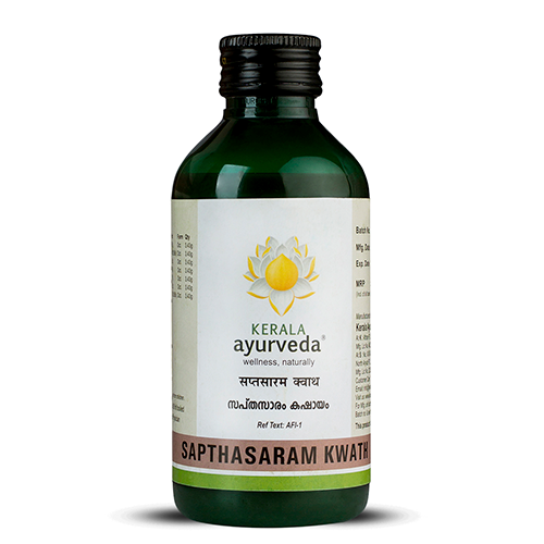 Picture of Kerala Ayurveda Sapthasaram Kwath - 200 ML