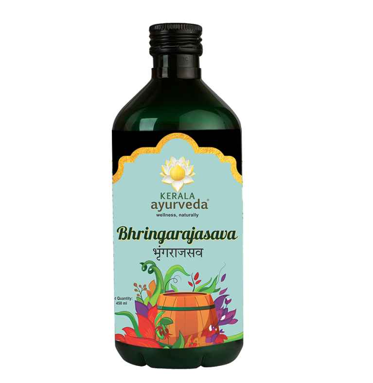Picture of Kerala Ayurveda Bhringarajasava (Asava) - 450 ML