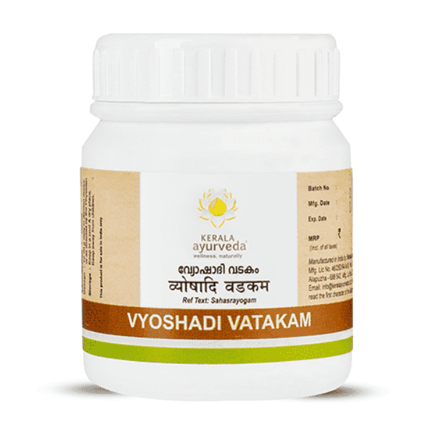 Picture of Kerala Ayurveda Vyoshadi Vatakam (Granules) - 50 GM