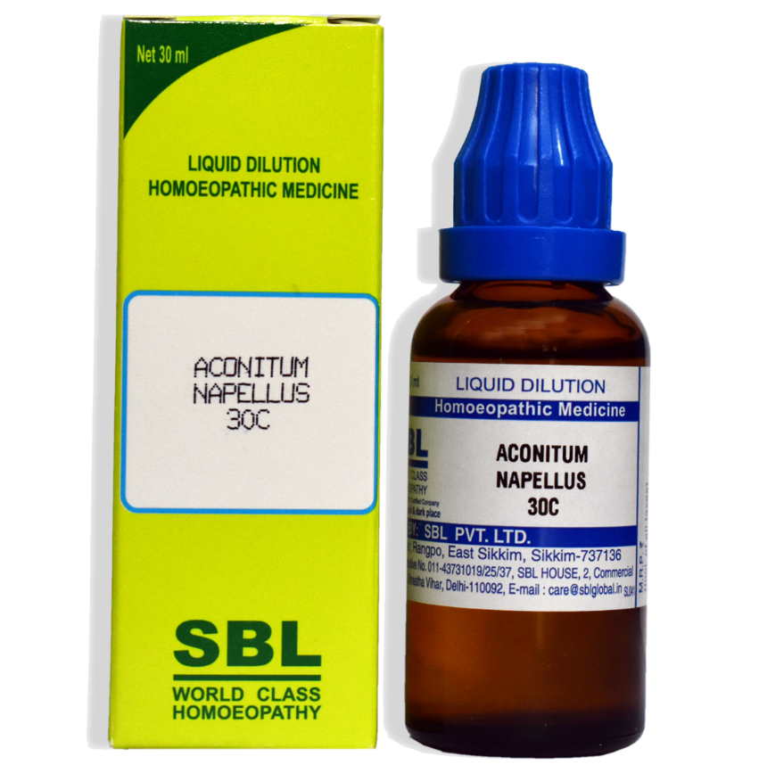 Picture of SBL Homeopathy Aconitum Napellus Dilution - 30 ml