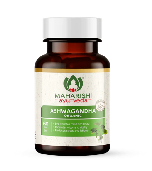 Picture of Maharishi Ayurveda Organic Ashwagandha - 60 Tablets - Pack of 2