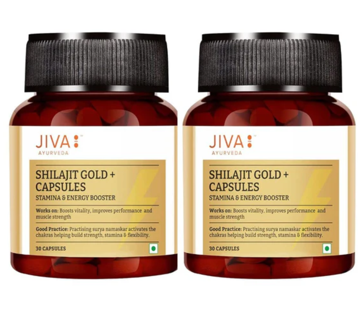 Picture of Jiva Ayurveda SJ Gold+ Capsules - 30 Caps - Pack of 2