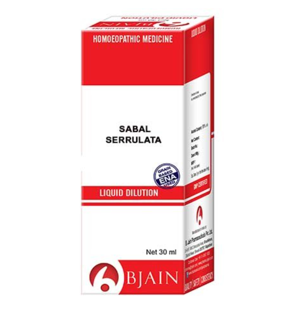 Picture of BJain Homeopathy Sabal Serrulata Dilution - 30 ML
