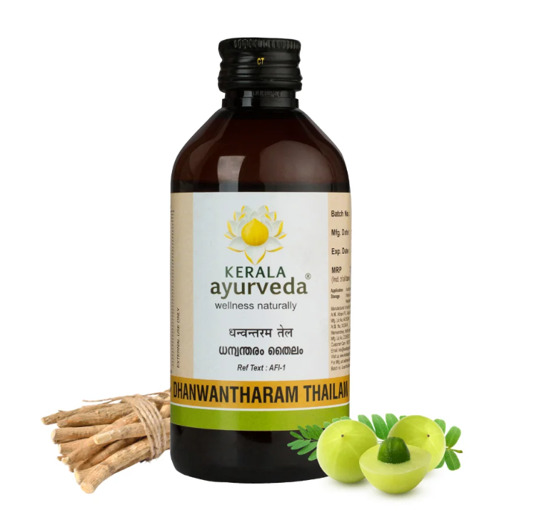 Picture of Kerala Ayurveda Dhanwantharam Thailam (Oil) - 200 ML