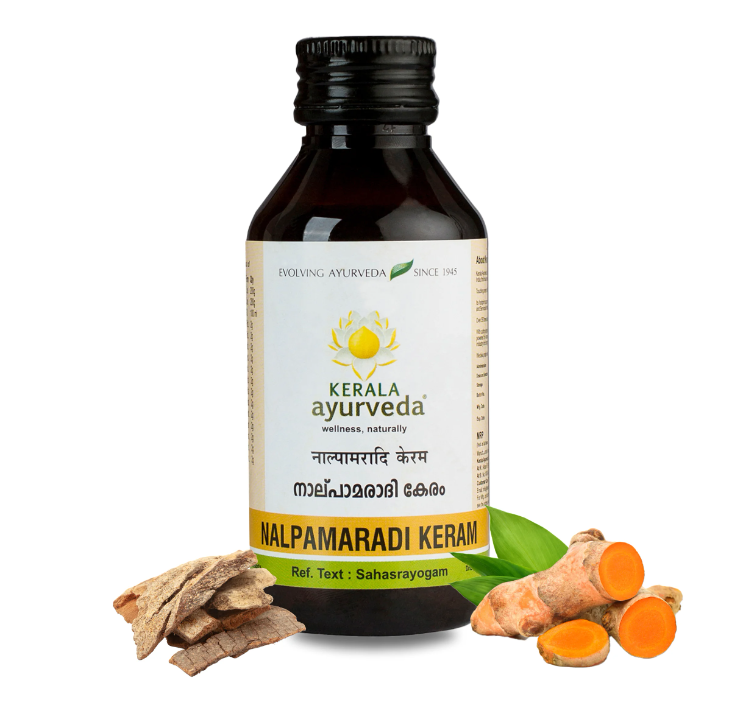Picture of Kerala Ayurveda Nalpamaradi Keram (Oil) - 100 ML