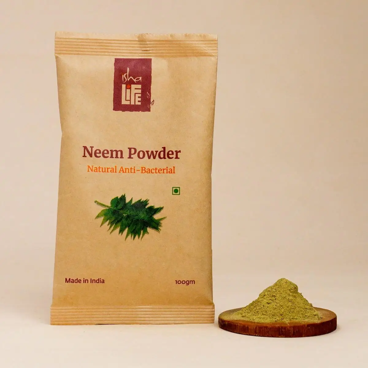 Picture of Isha Life Neem Powder (100gm). Helps in daily detox.