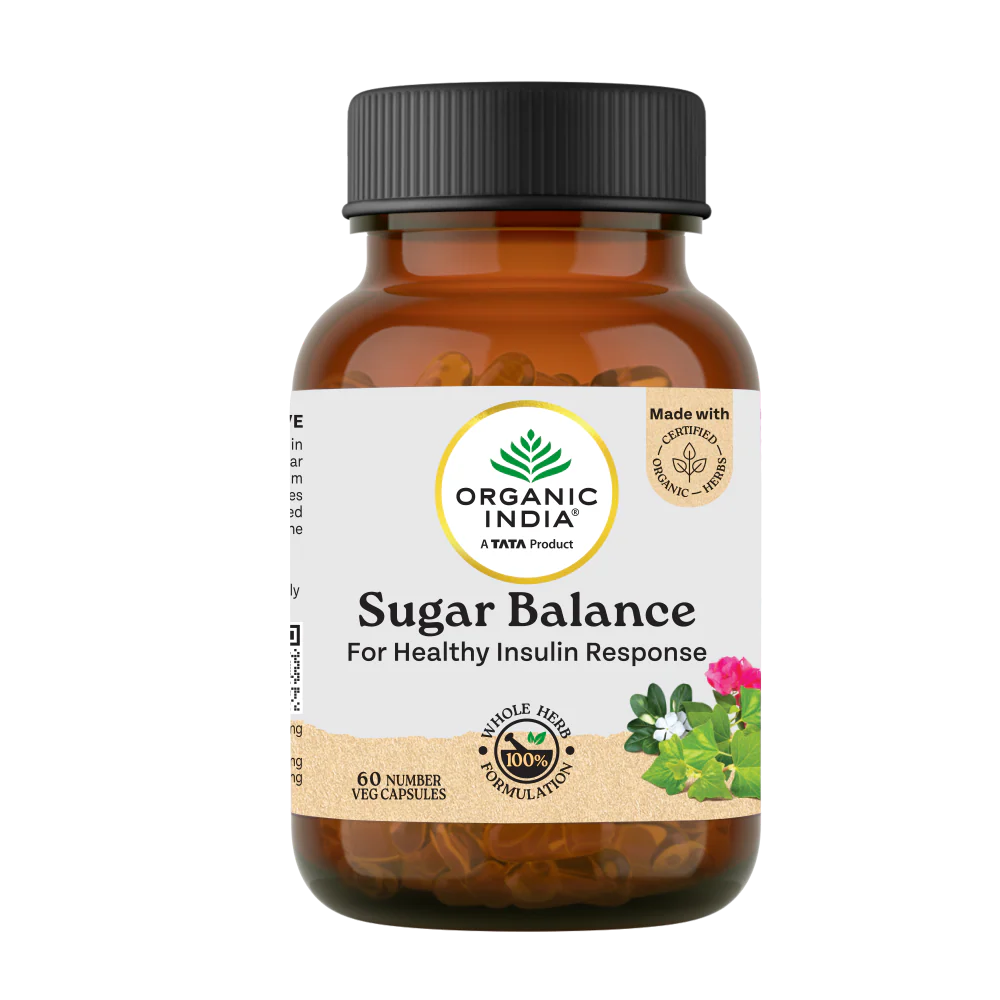 Picture of Organic India Sugar Balance - 60 Capsules