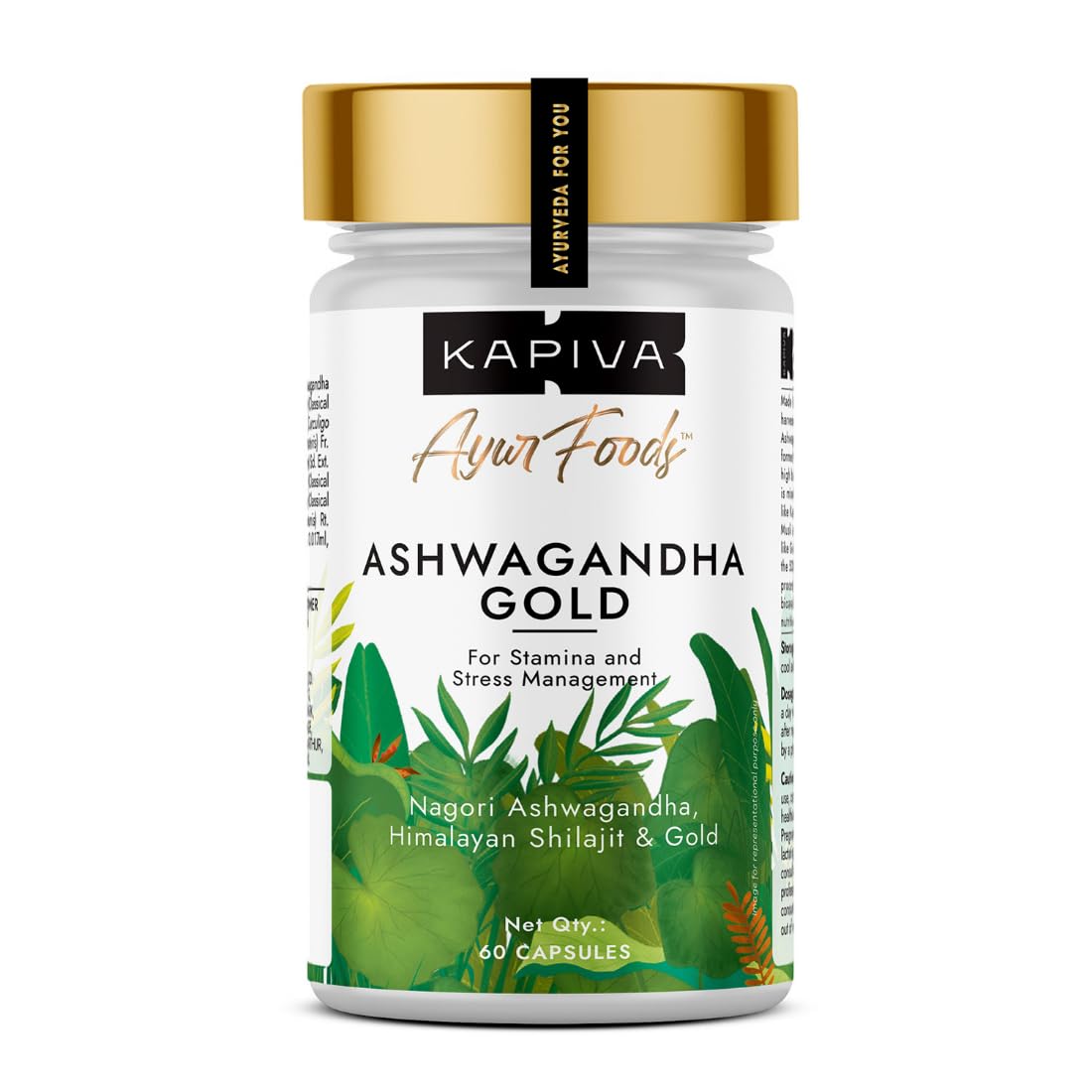 Picture of Kapiva Ayurveda Ashwagandha Gold Capsules - 60 Caps