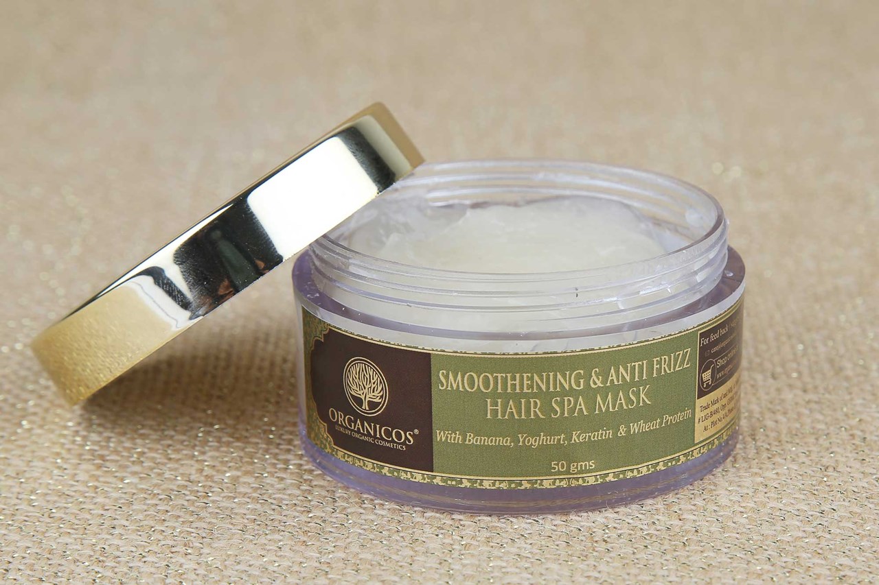 Picture of Organicos Smoothening & Anti Frizz Hair Spa Mask 50 gms