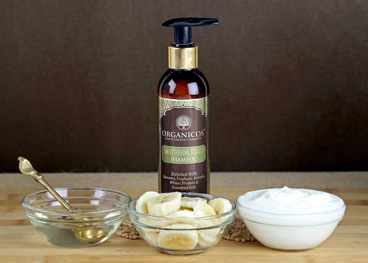 Picture of Organicos Smoothening Keratin Shampoo 200 ml