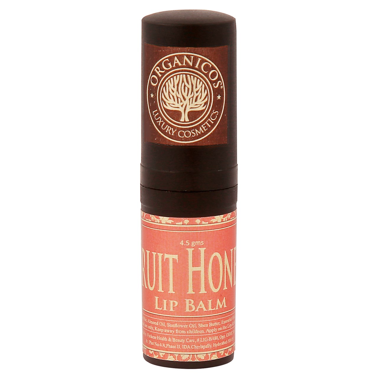 Picture of ORGANICOS FRUIT HONEY LIP BALM 4.5 GMS