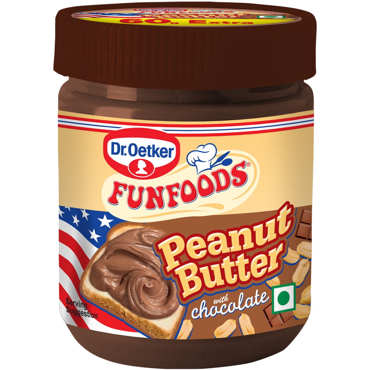 Picture of Dr. Oetker Peanut Butter Chocolate - 400 GM