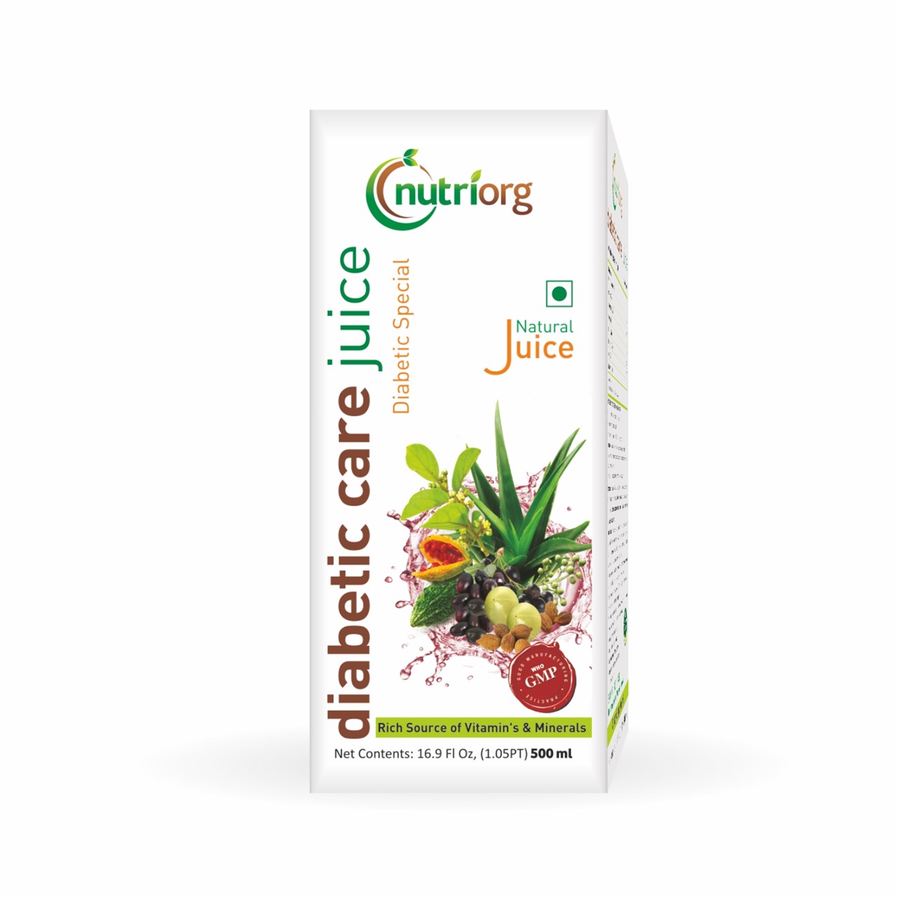 Picture of Nutriorg Diabetic Care Juice - 500 ml