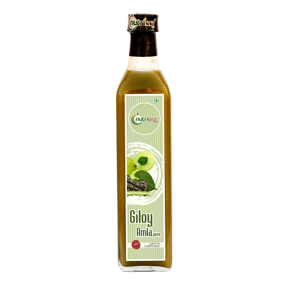 Picture of Nutriorg Giloy with Amla Juice - 500 ml