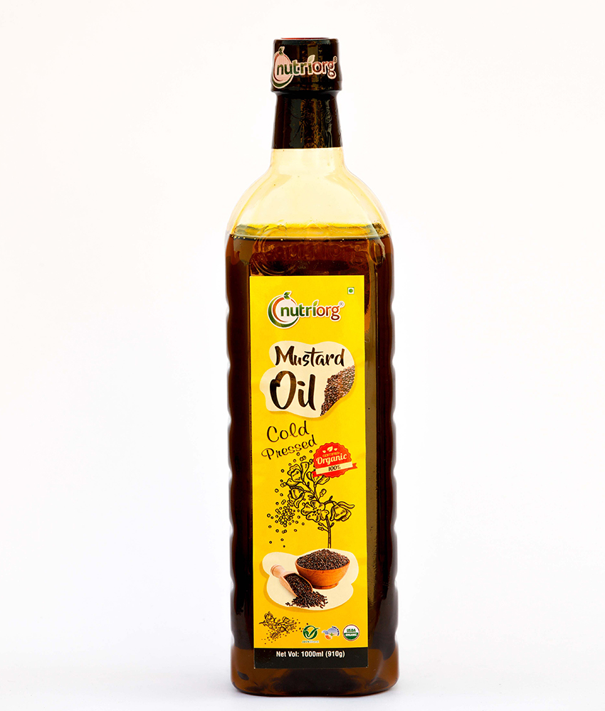 Picture of Nutriorg Certified Organic Mustard Oil - 1000 ml