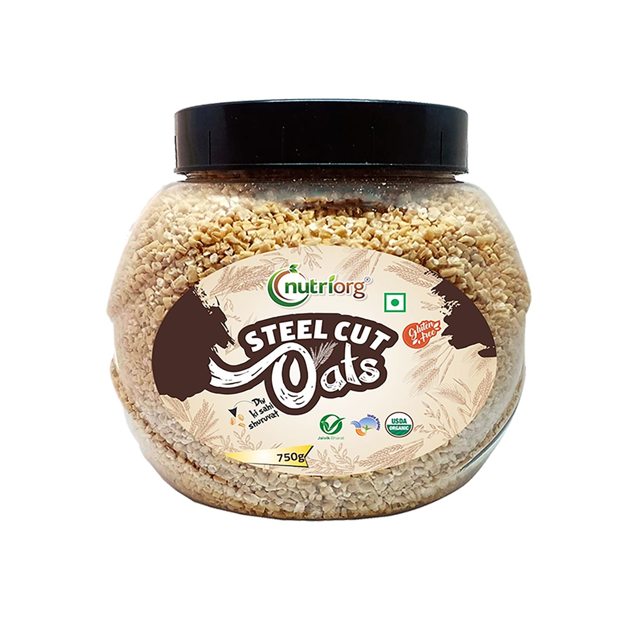 Picture of Nutriorg Certified Organic Steelcut Oats - 750 gm