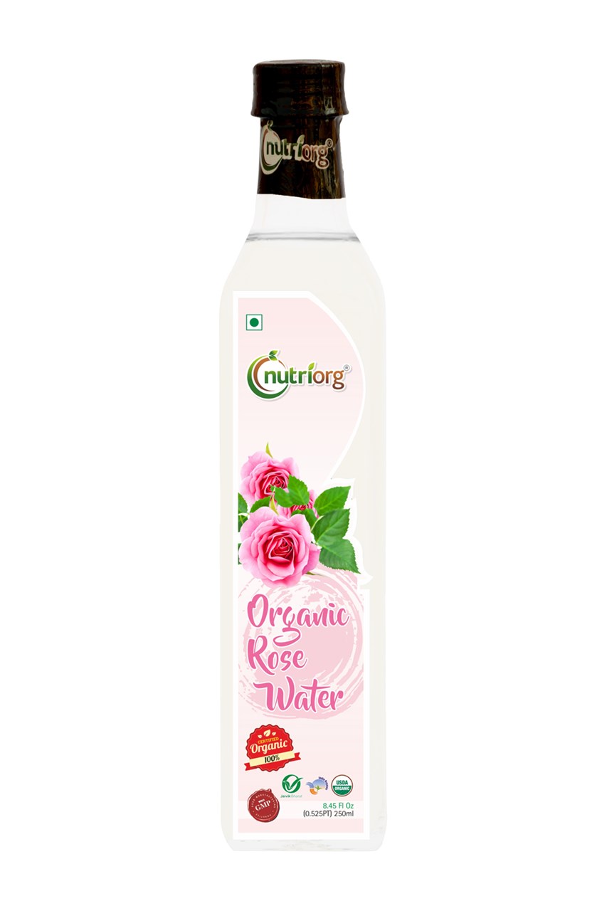 Picture of Nutriorg Certified Organic Rose Water - 250 ml