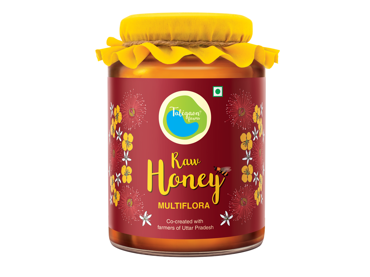 Picture of Talegaon Farms Raw Multiflora Honey - 500 GRAMS