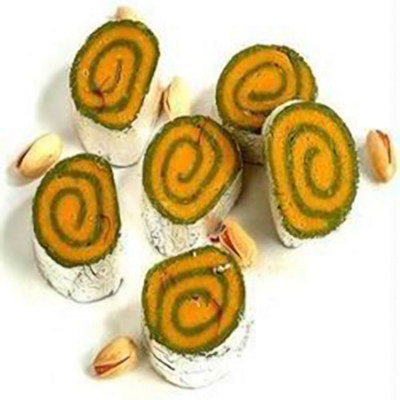 Picture of Pulla Reddy Kaju Pista Roll - 400 grams