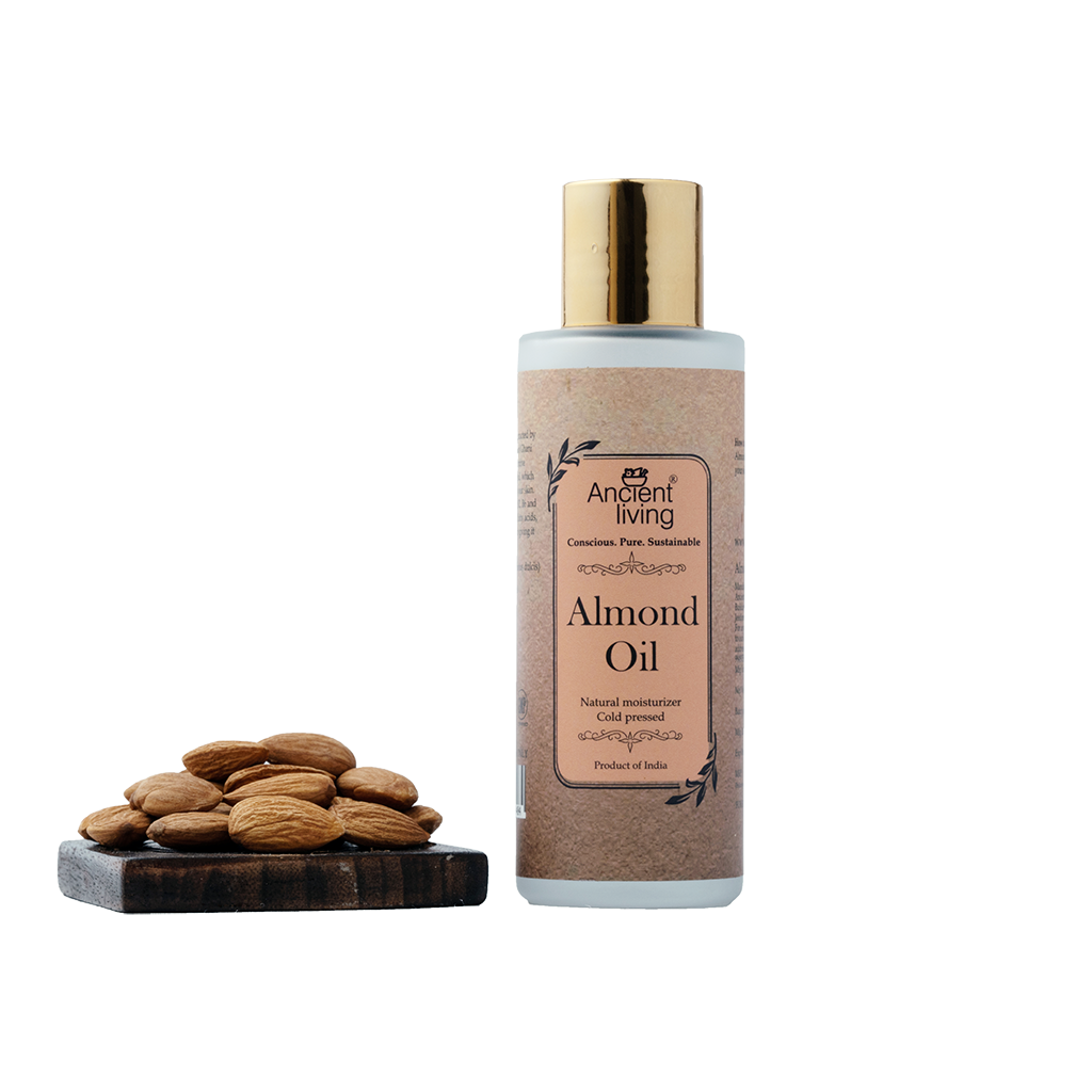 Picture of Ancient Living Almond  Oil - Glass Bottle-100ml