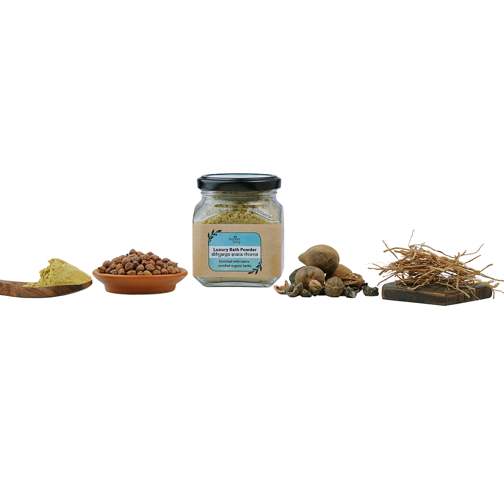 Picture of Ancient Living Organic Luxury Bath Powder Jar 