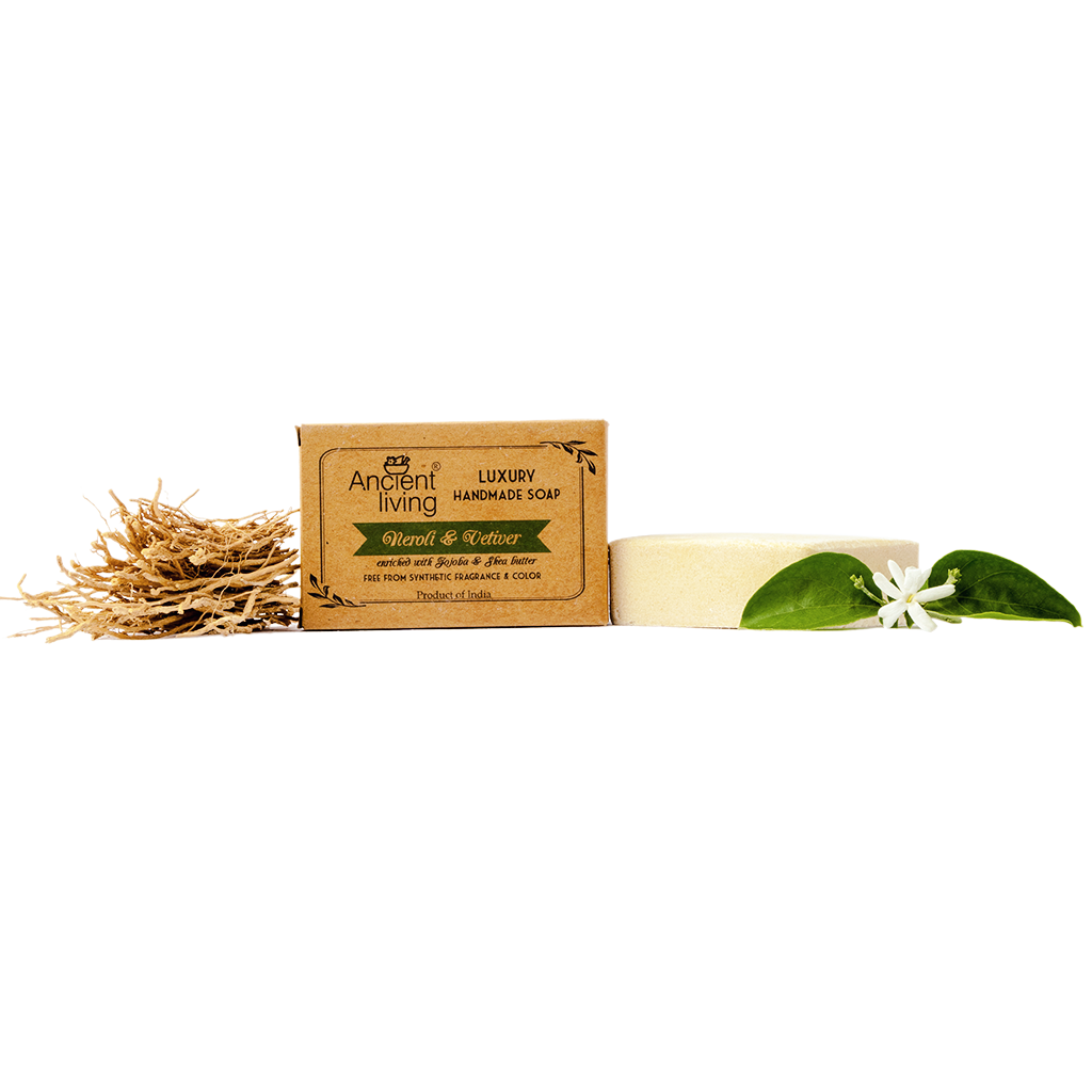 Picture of Ancient Living Neroli & Vetiver Luxury Handmade Soap - 100 gm