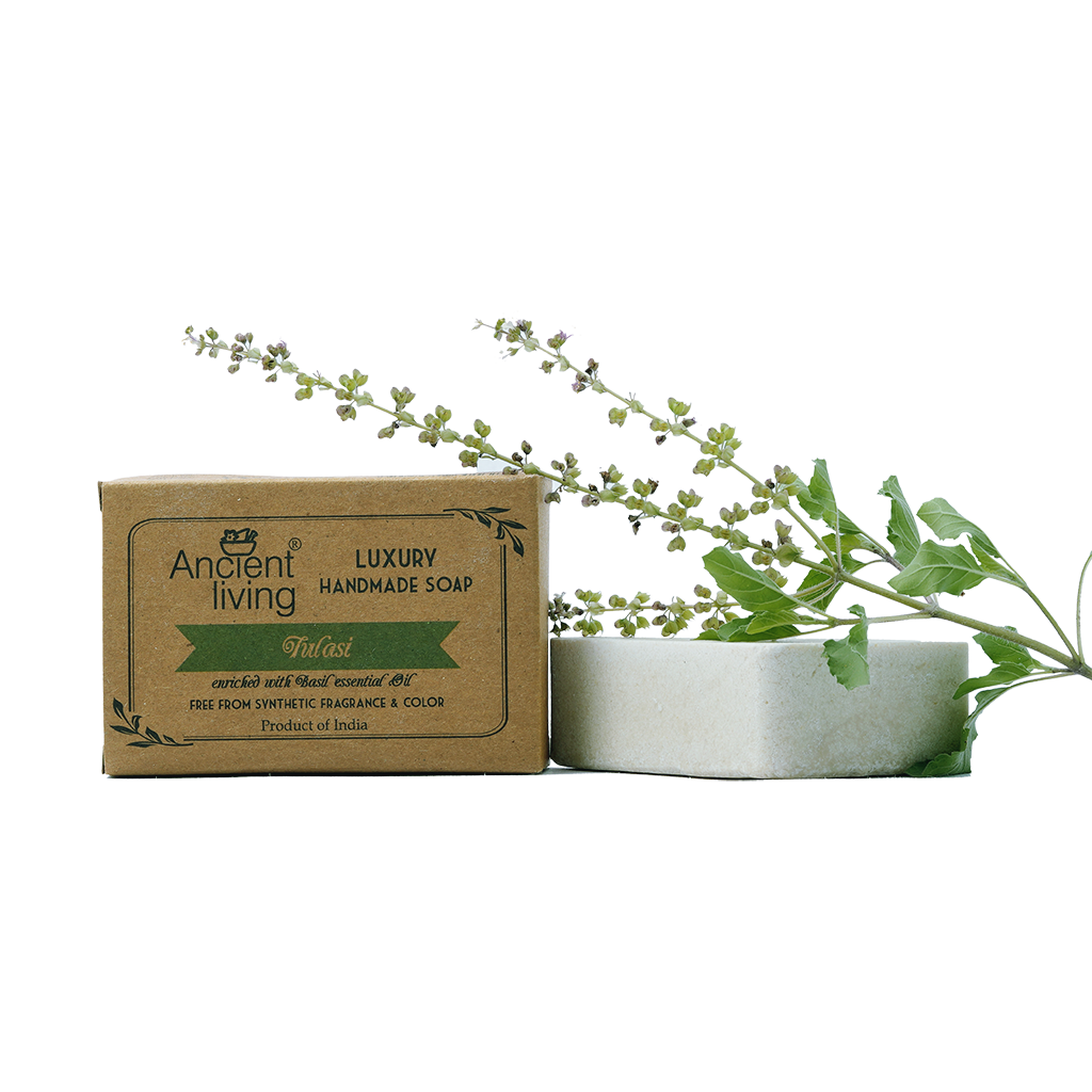 Picture of Ancient Living Tulasi handmade soap - 100 gm