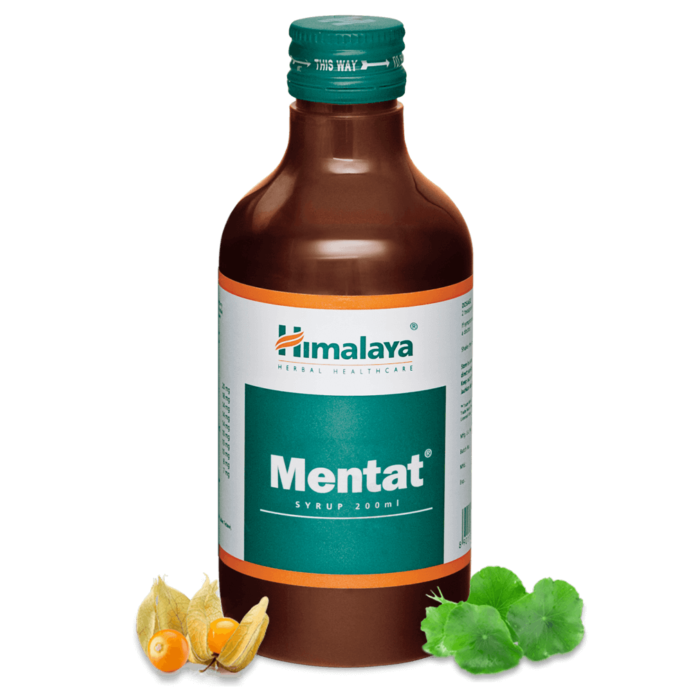 Picture of Himalaya Mentat Syrup - 200 ml - Pack of 1