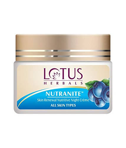 Picture of Lotus Herbals Nutranite Skin Renewal Nutritive Night Cream - 50 GM